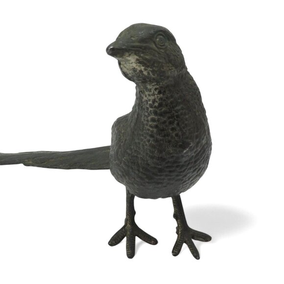 BIRD Cast Metal PHEASANT With Long Tail 14.5" Vintage - Picture 5 of 11